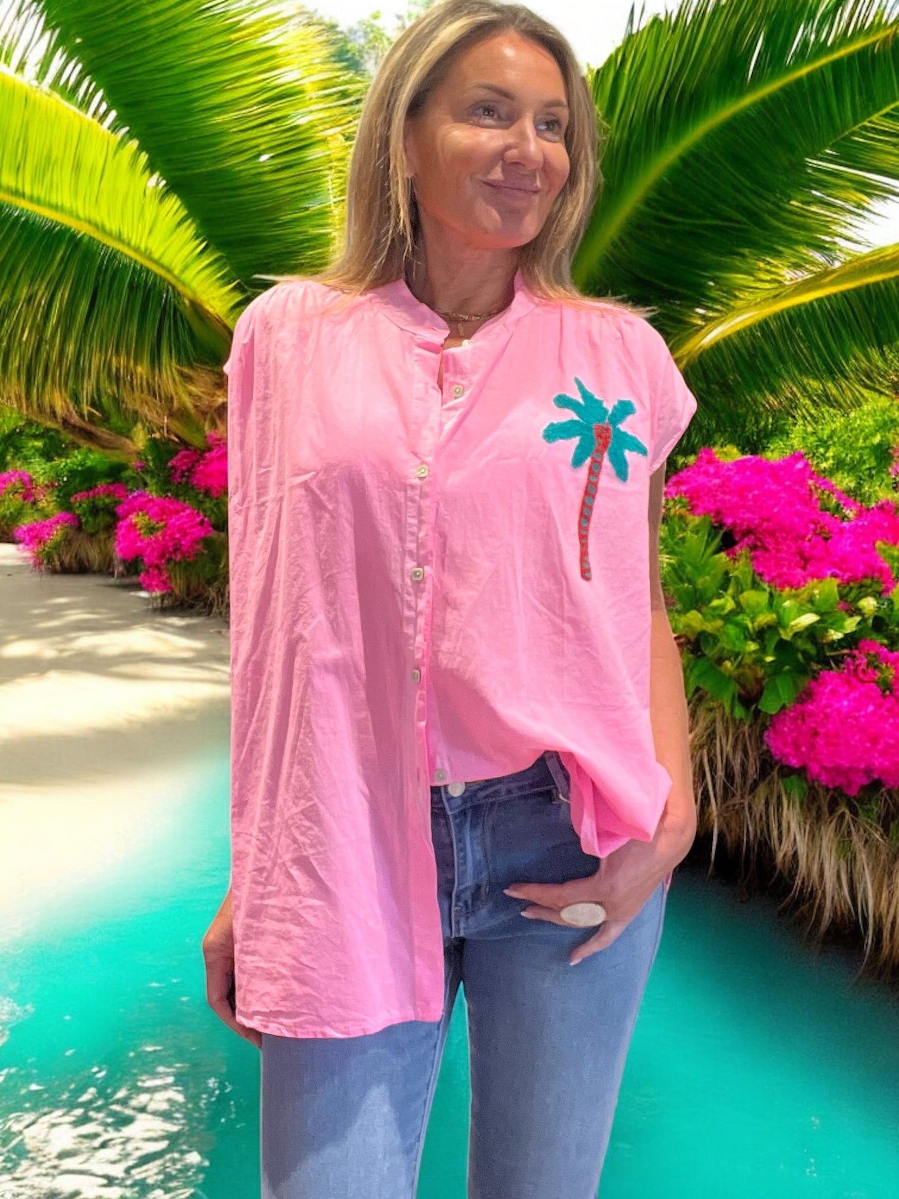 Chemisier Coco rose fluođź©·