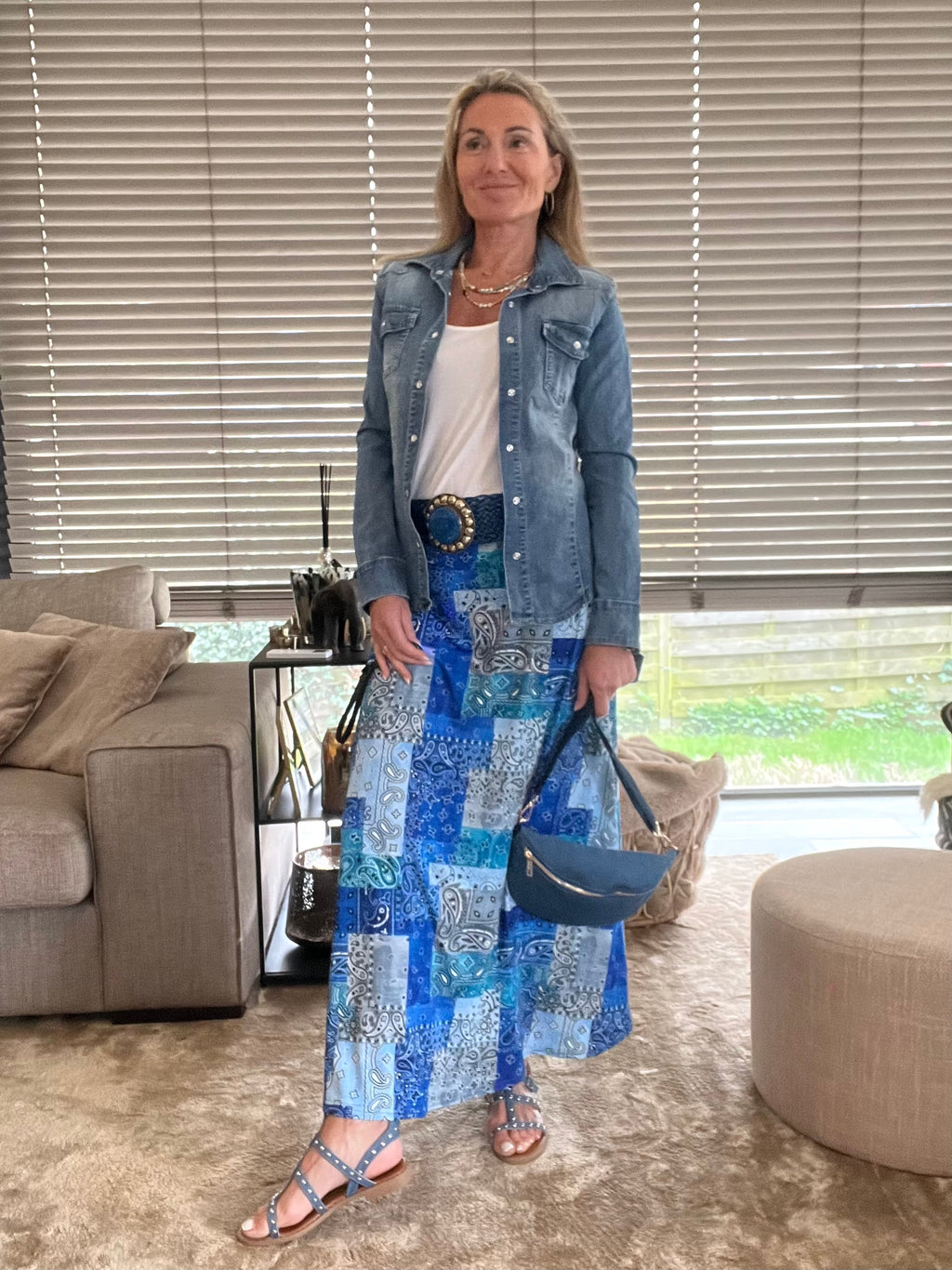 Chemisier jeans