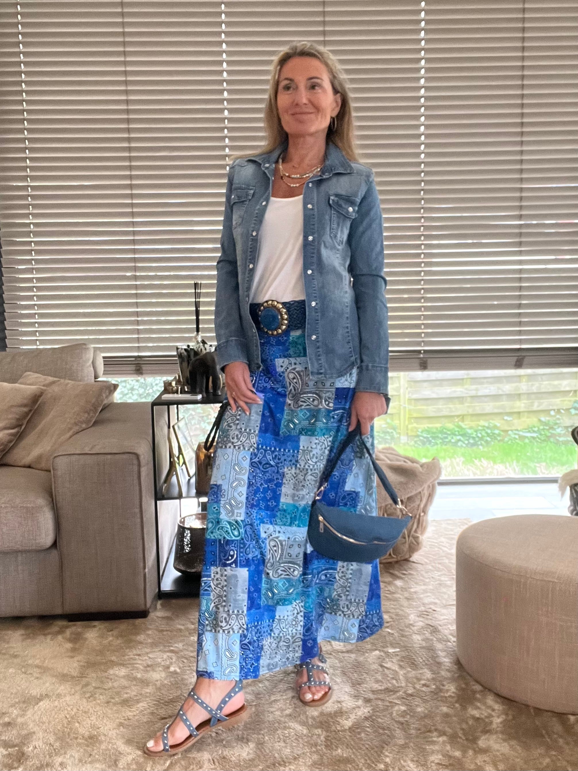 Chemisier jeans