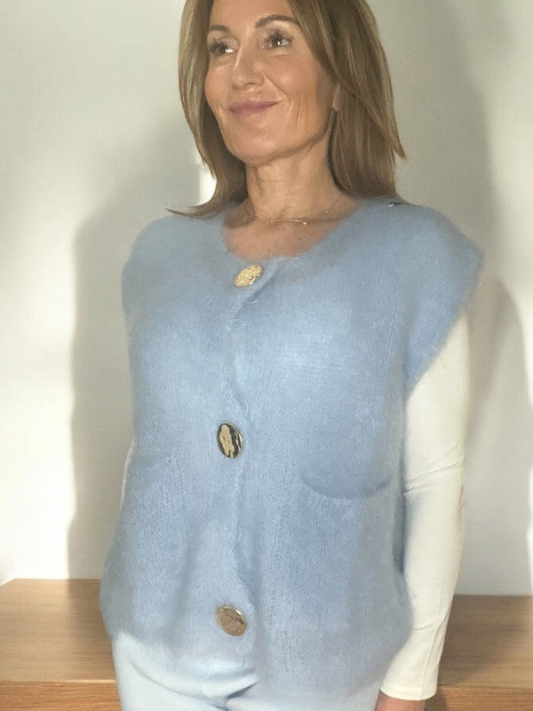 Gilet Tacha bleu
