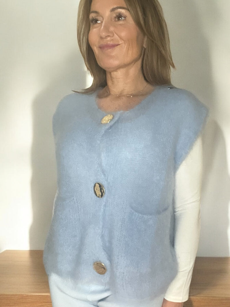 Gilet Tacha bleu