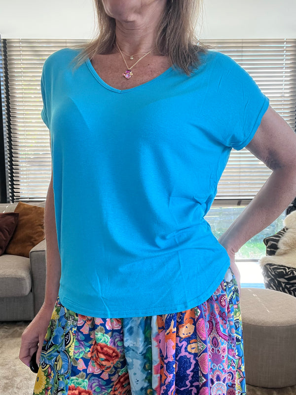 T-shirt Joyce Turquoise 🦋