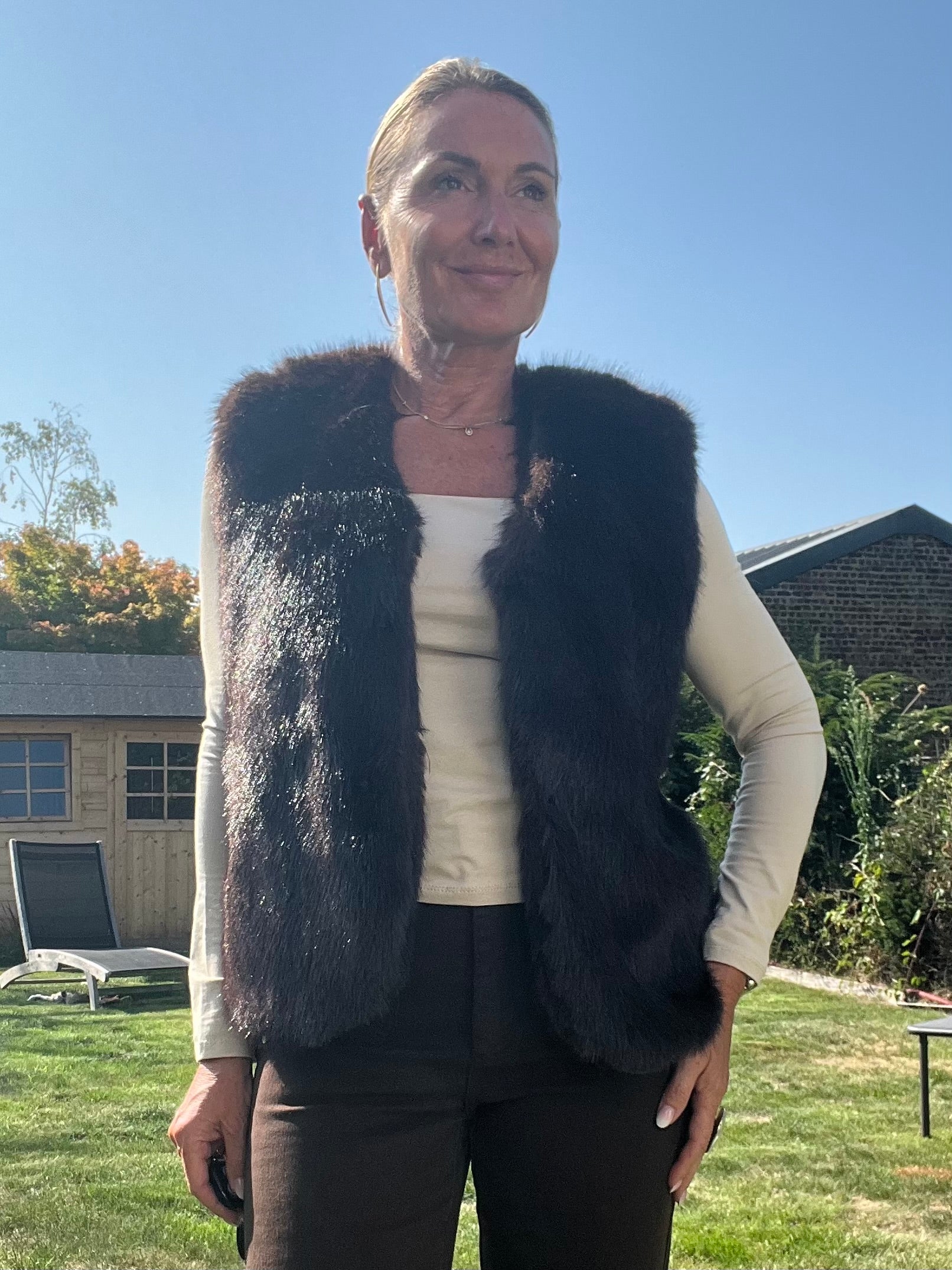 Veste Fourrure choco 🤎