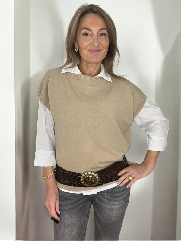 Pull Ema Beige foncé