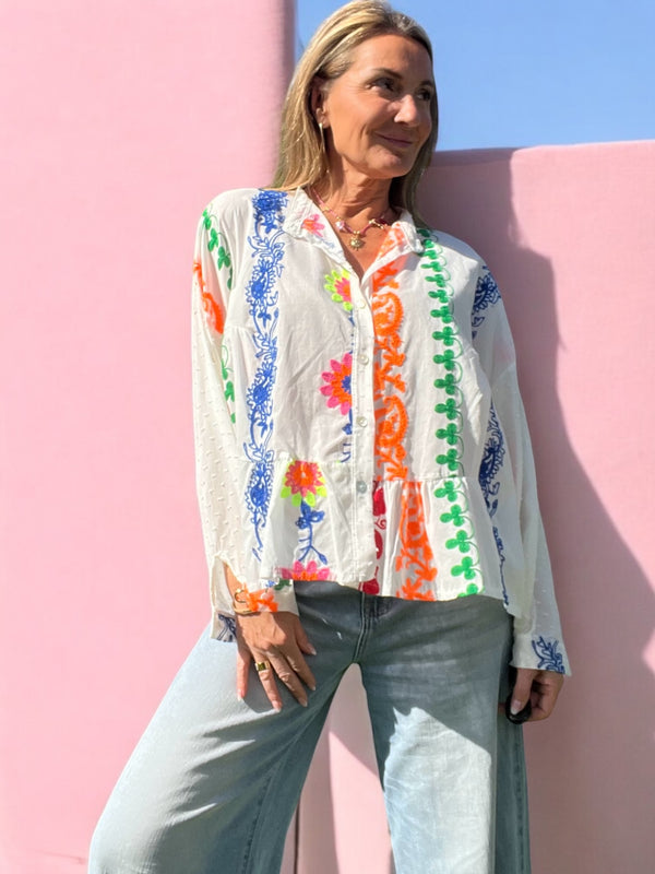 Chemisier Garance orange