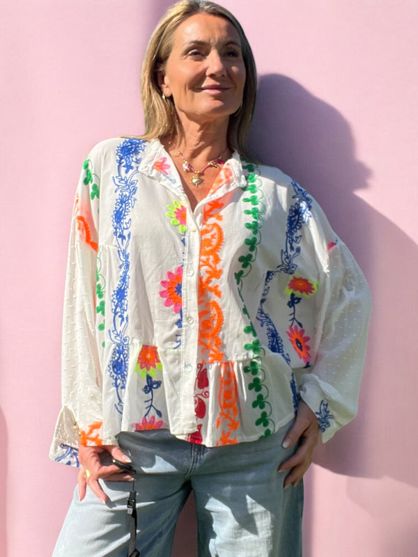 Chemisier Garance orange