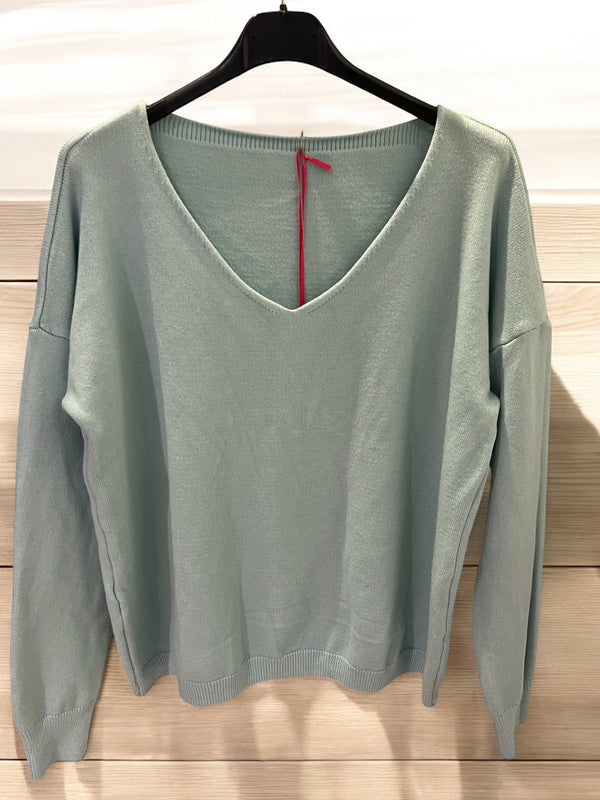 Pull Lola vert d eau