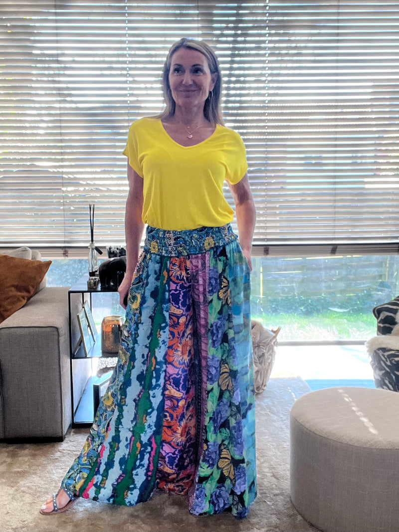 Pantalon patchwork 2