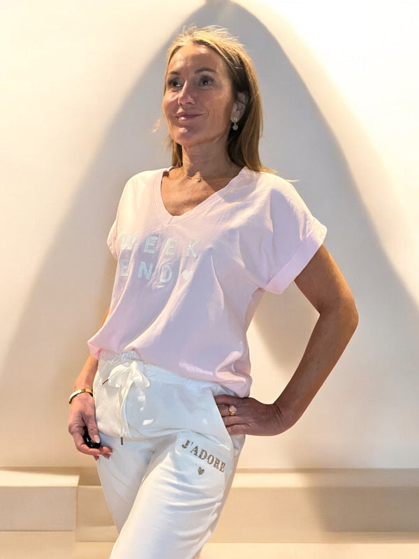 T- Shirt week-end rose