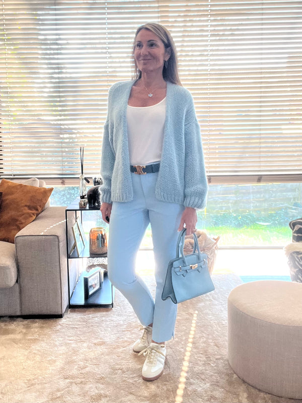 Gilet Bernadette bleu ciel