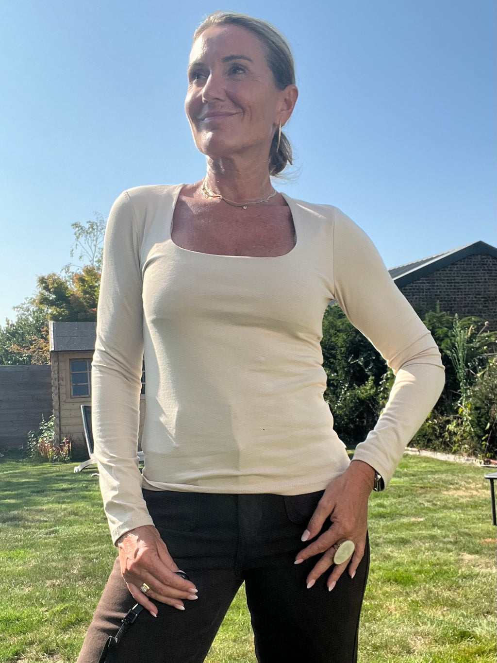Top Fer beige