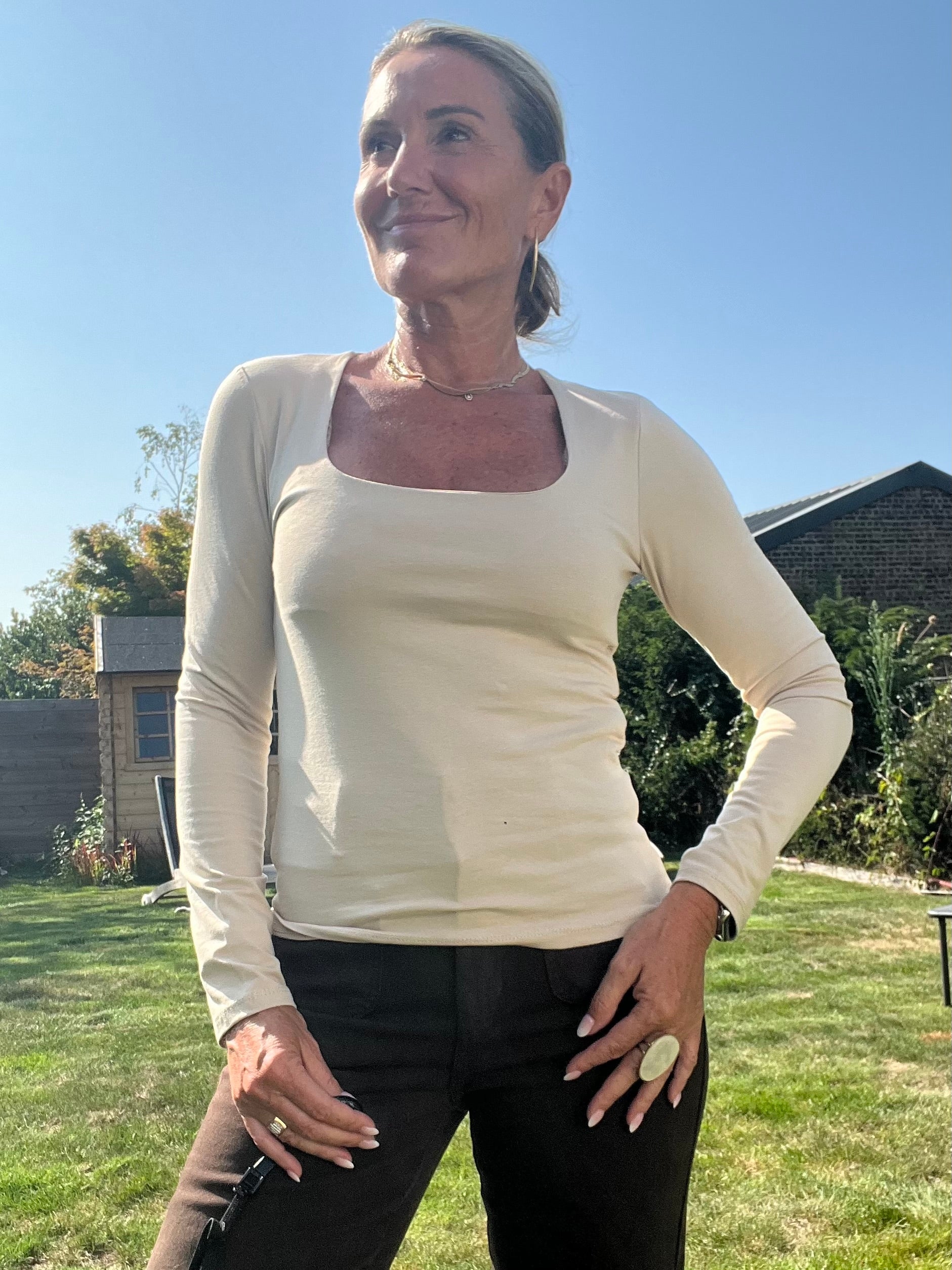 Top Fer beige