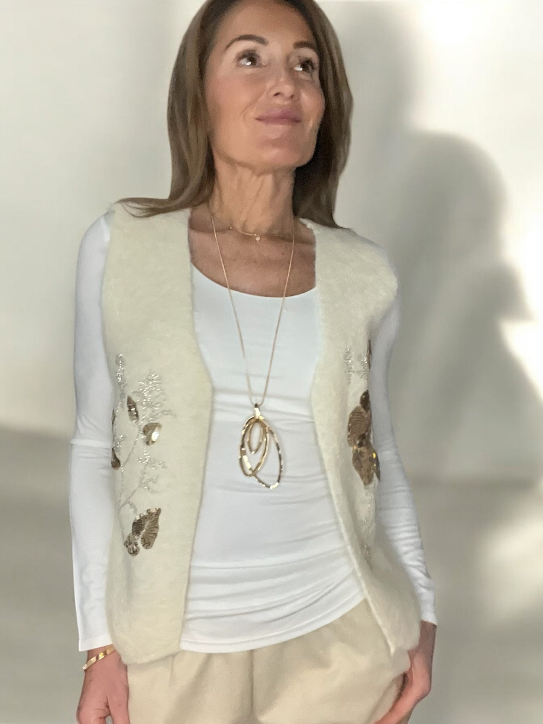 Gilet Lolita beige