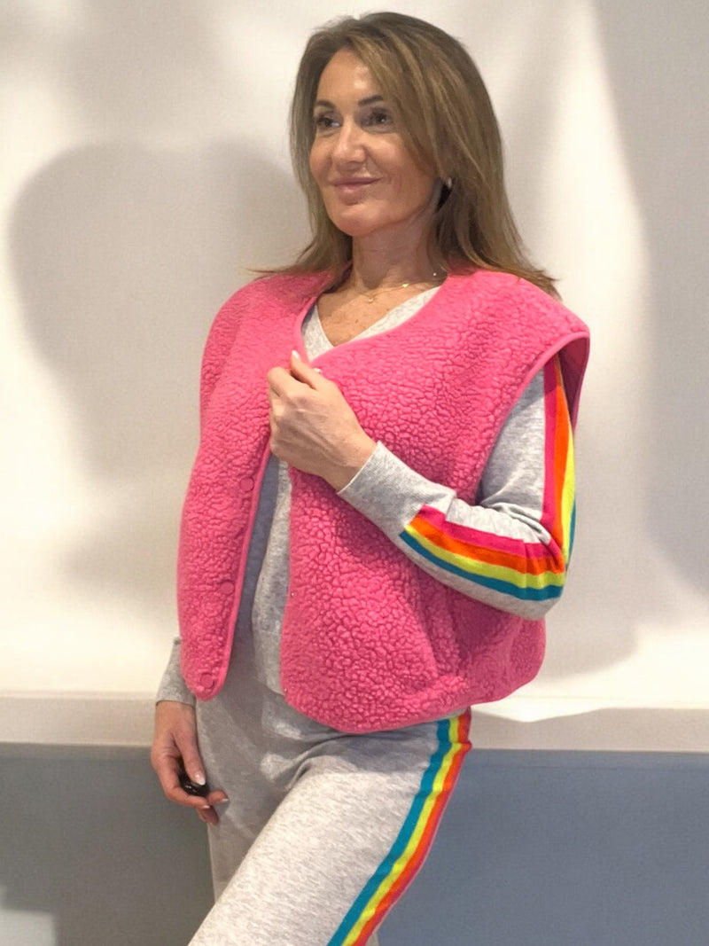 Gilet Rachelle Fushia