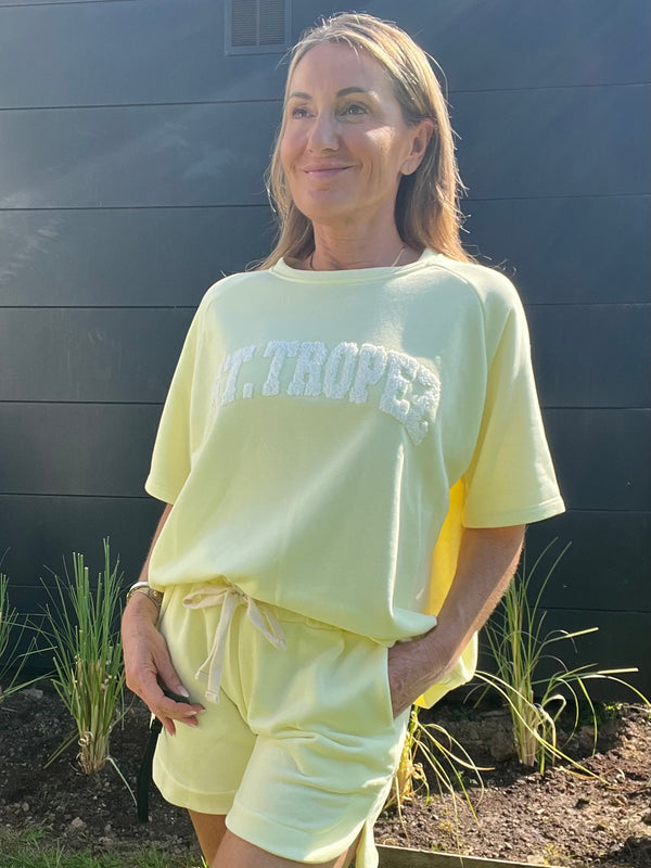 Sweat St Tropez jaune🌴