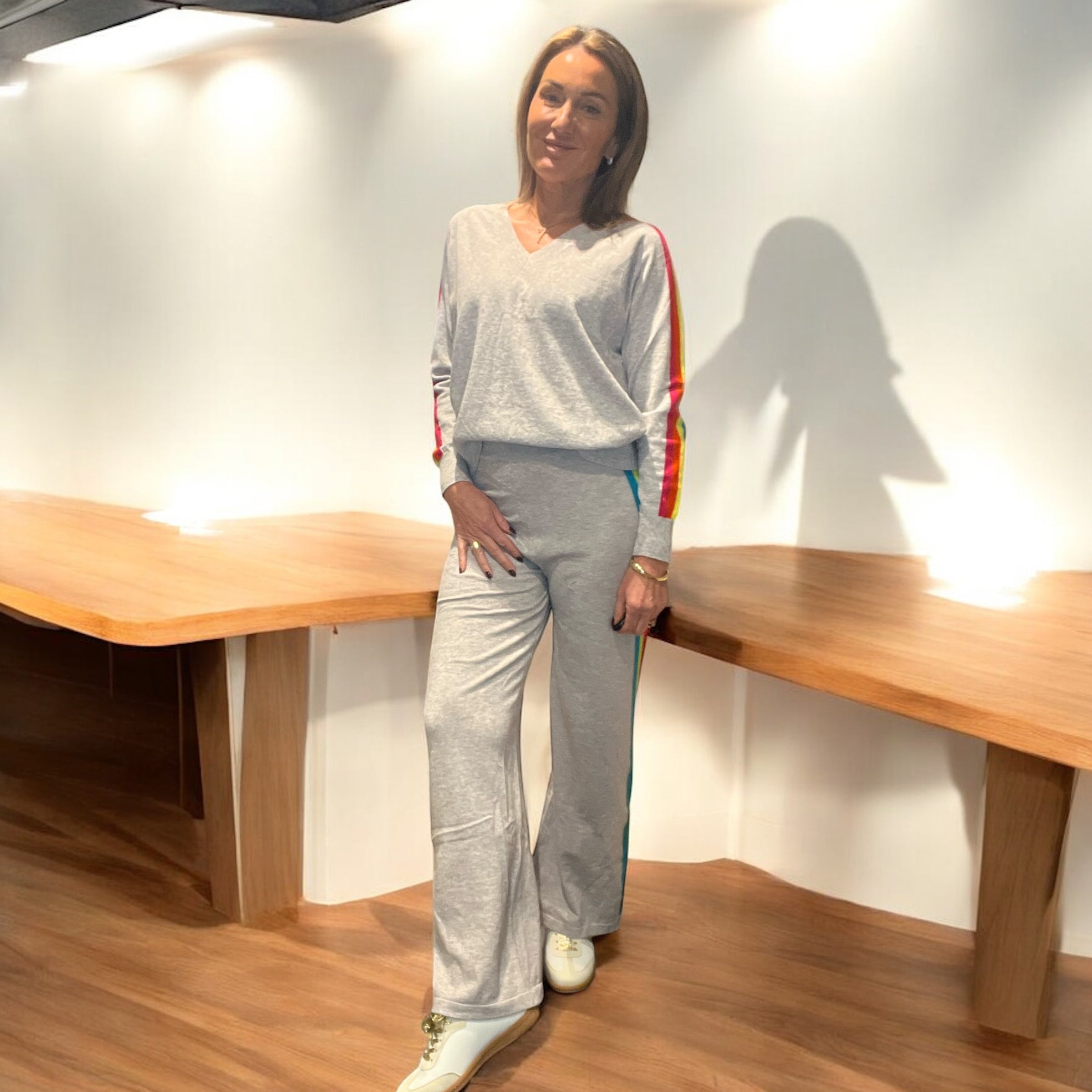 Pantalon Jumper gris