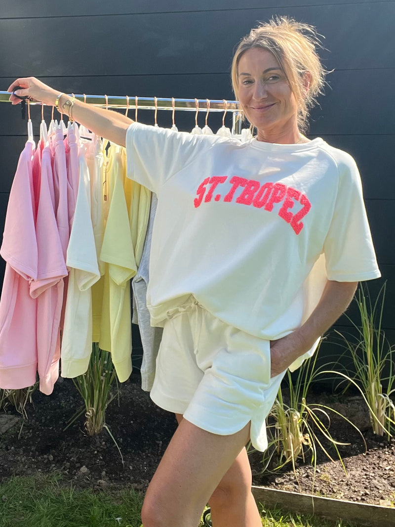 Sweat St Tropez crème 🌴