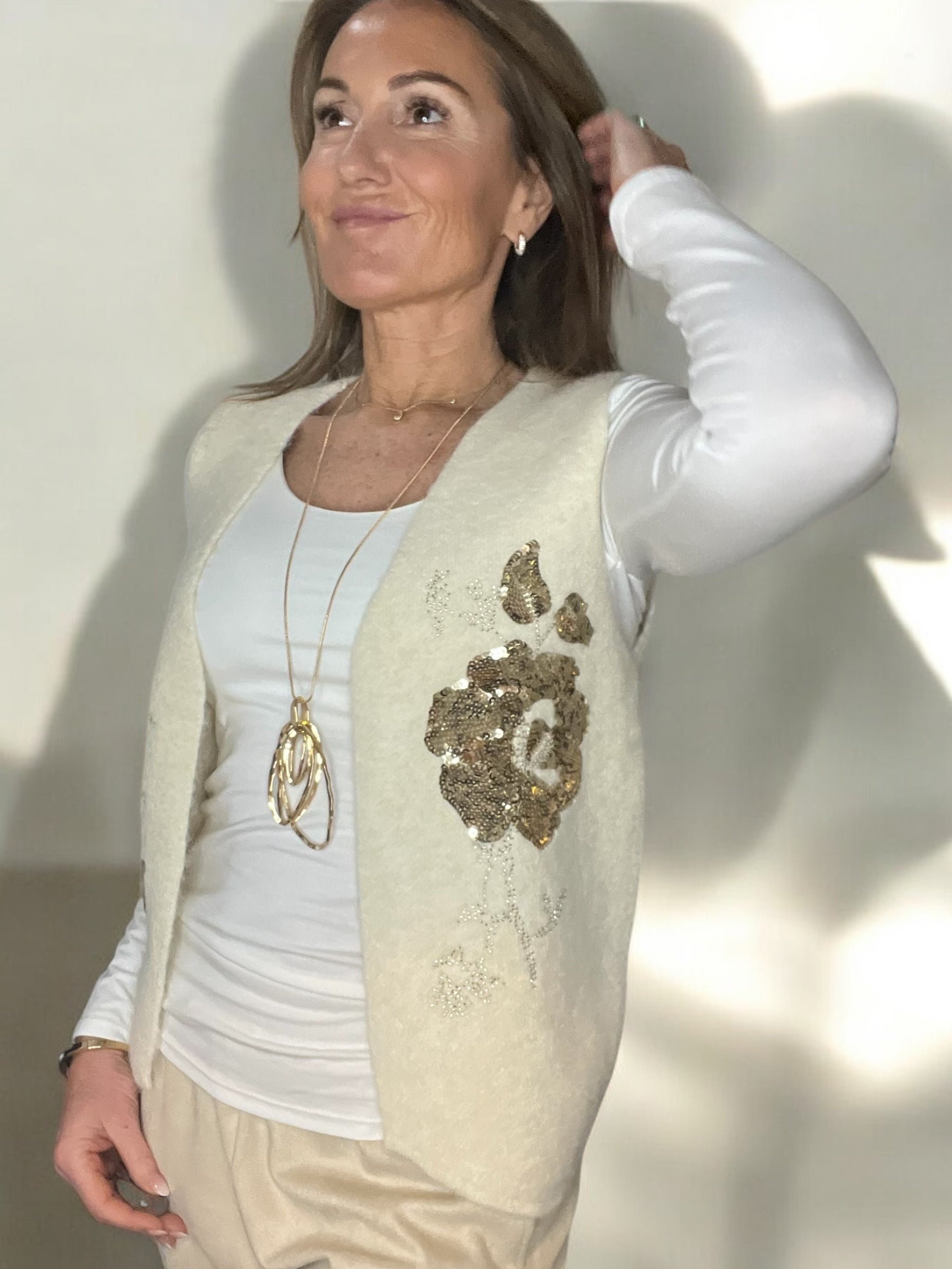 Gilet Lolita beige