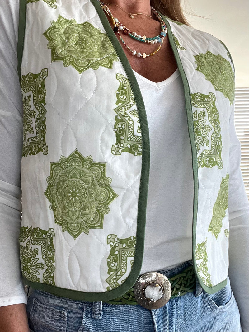 Gilet Roza vert💚