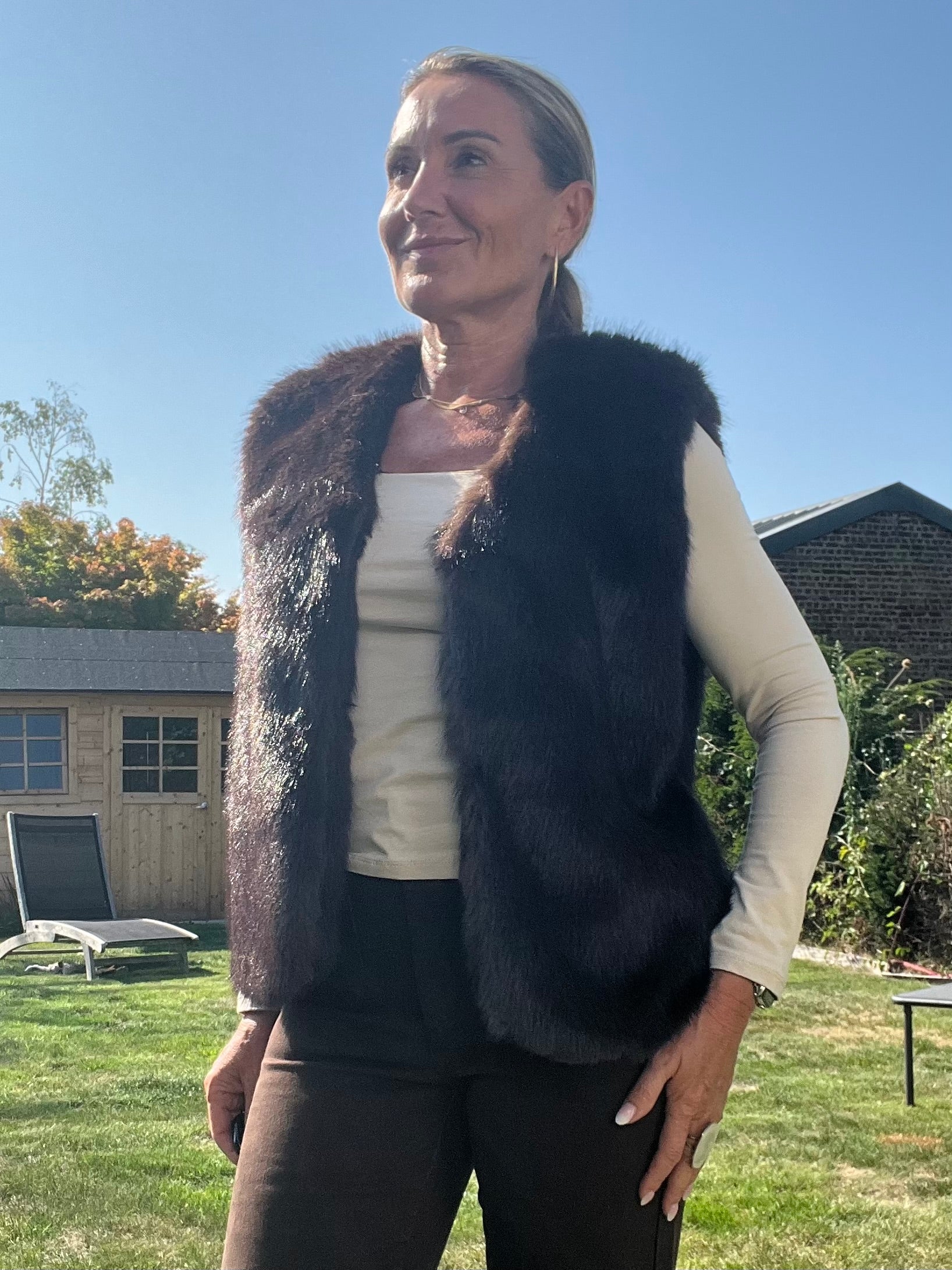 Veste Fourrure choco 🤎