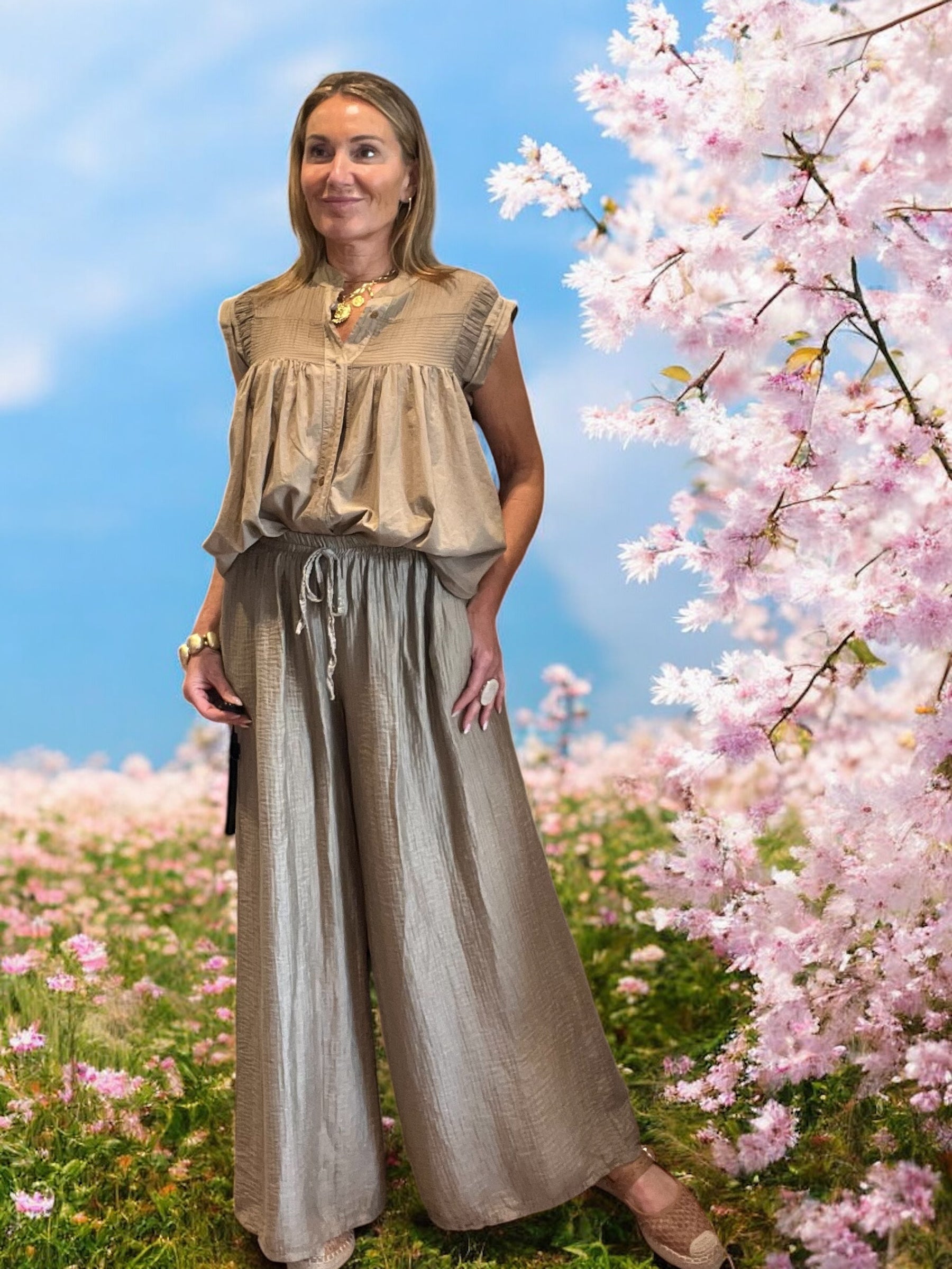 Pantalon Mary Camel