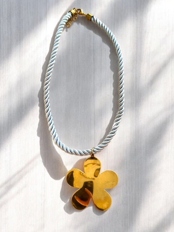 Collier Flowers Blue 🩵
