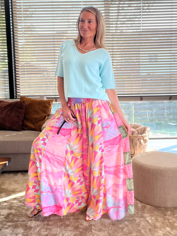 Pantalon Patchwork 8