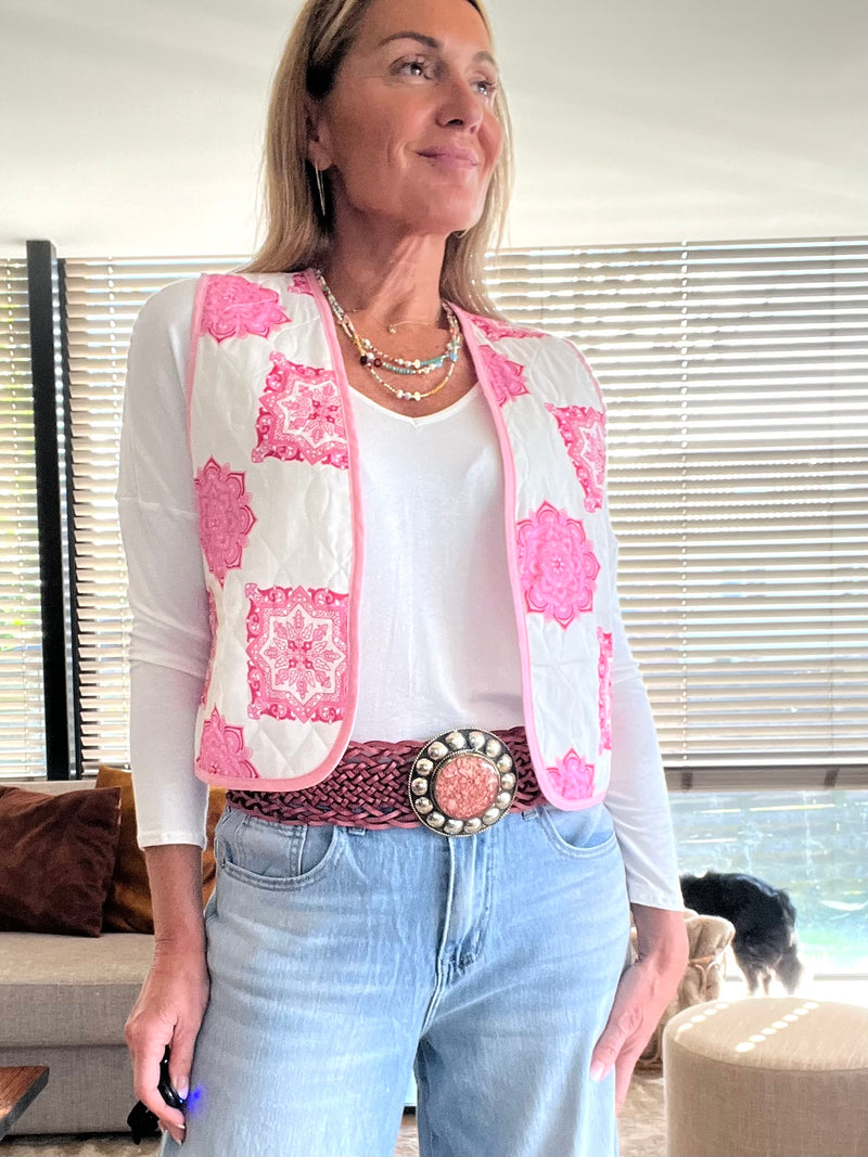 Gilet Roza rose🩷