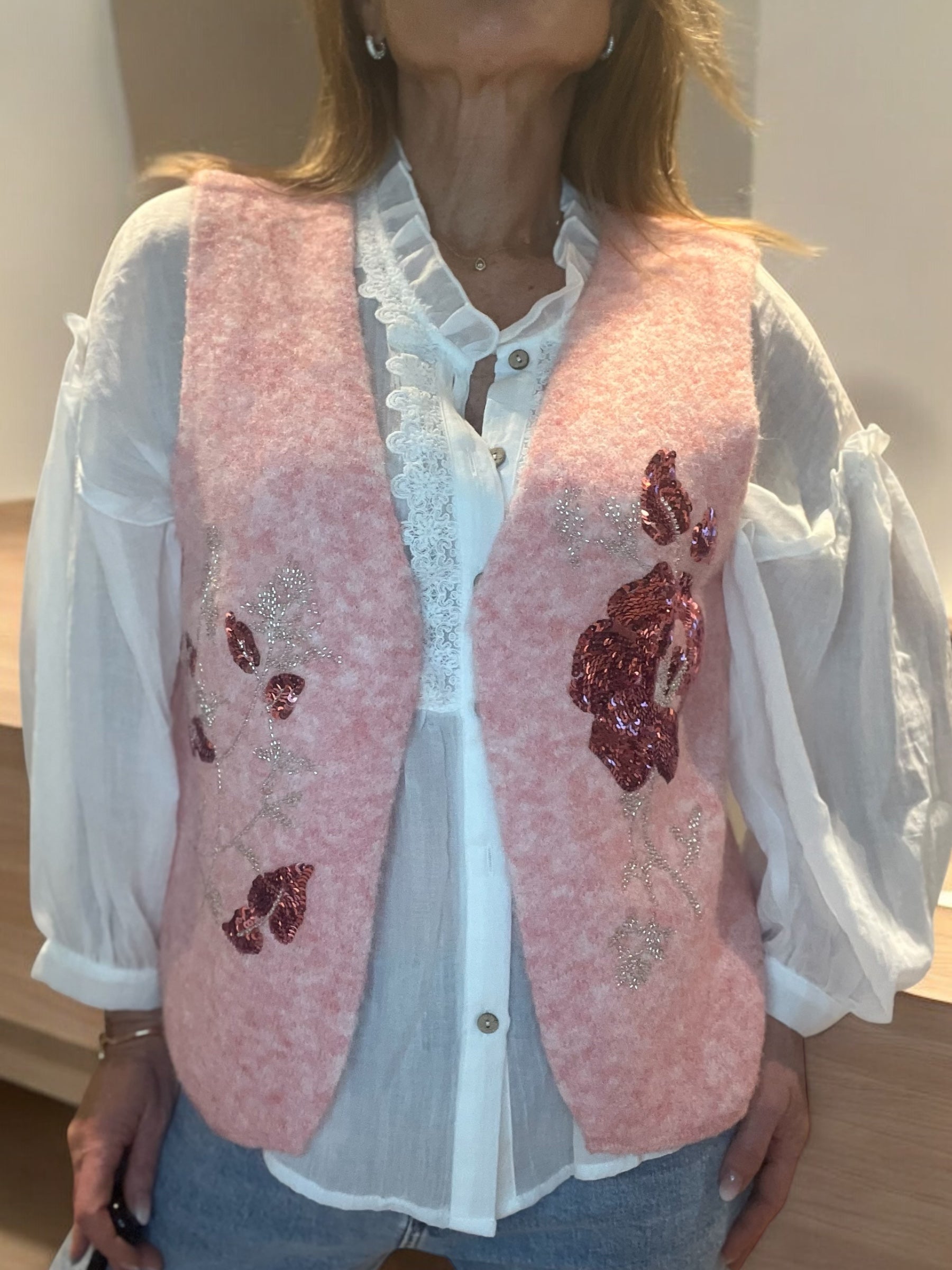 Gilet Lolita Rose