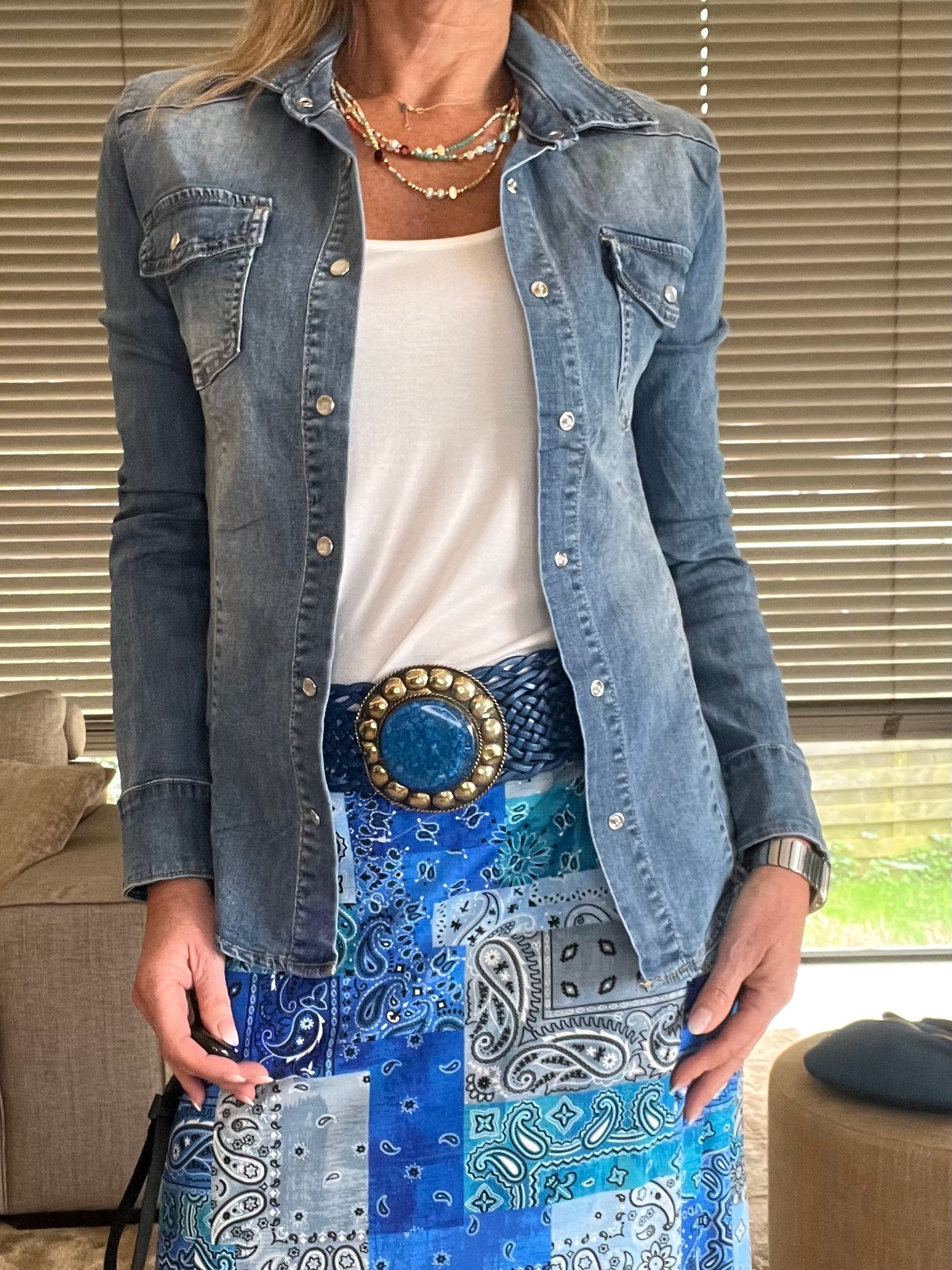 Chemisier jeans