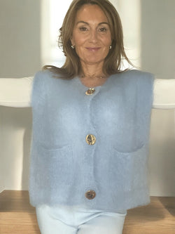 Gilet Tacha bleu