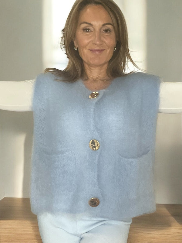 Gilet Tacha bleu