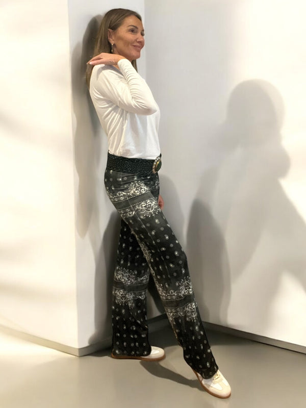 Pantalon Be Fun bandana Kaki