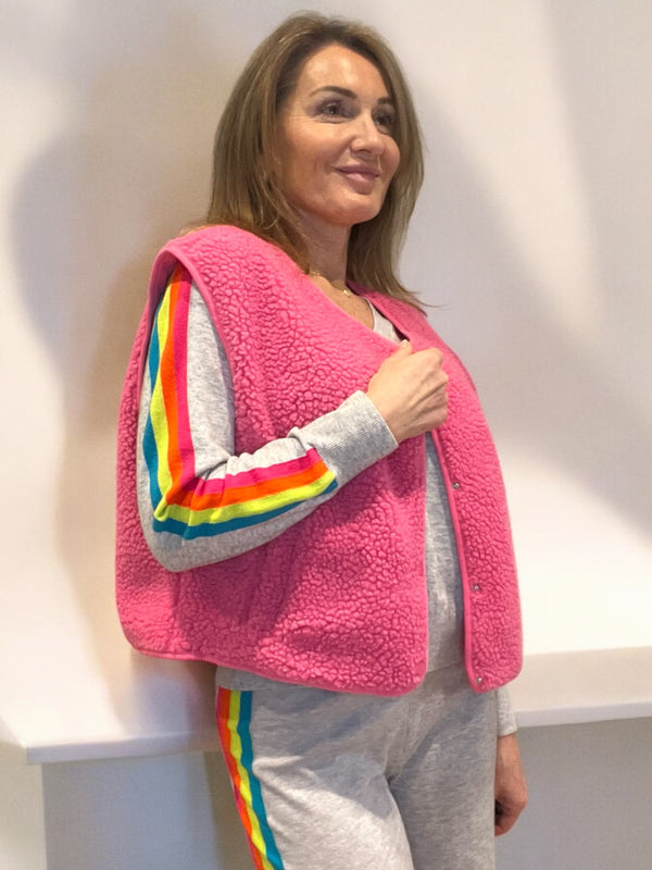 Gilet Rachelle Fushia