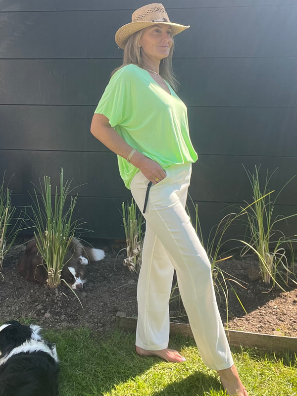 Pantalon Lisa blanc