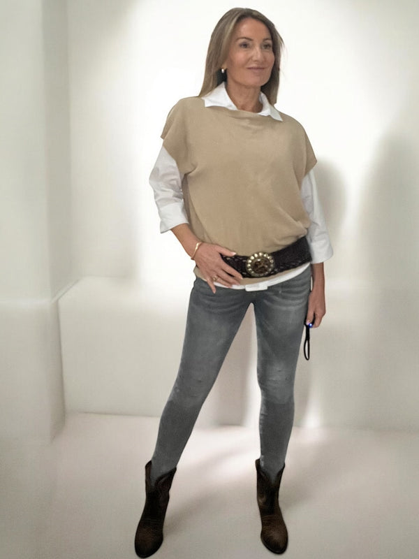 Pull Ema Beige foncé