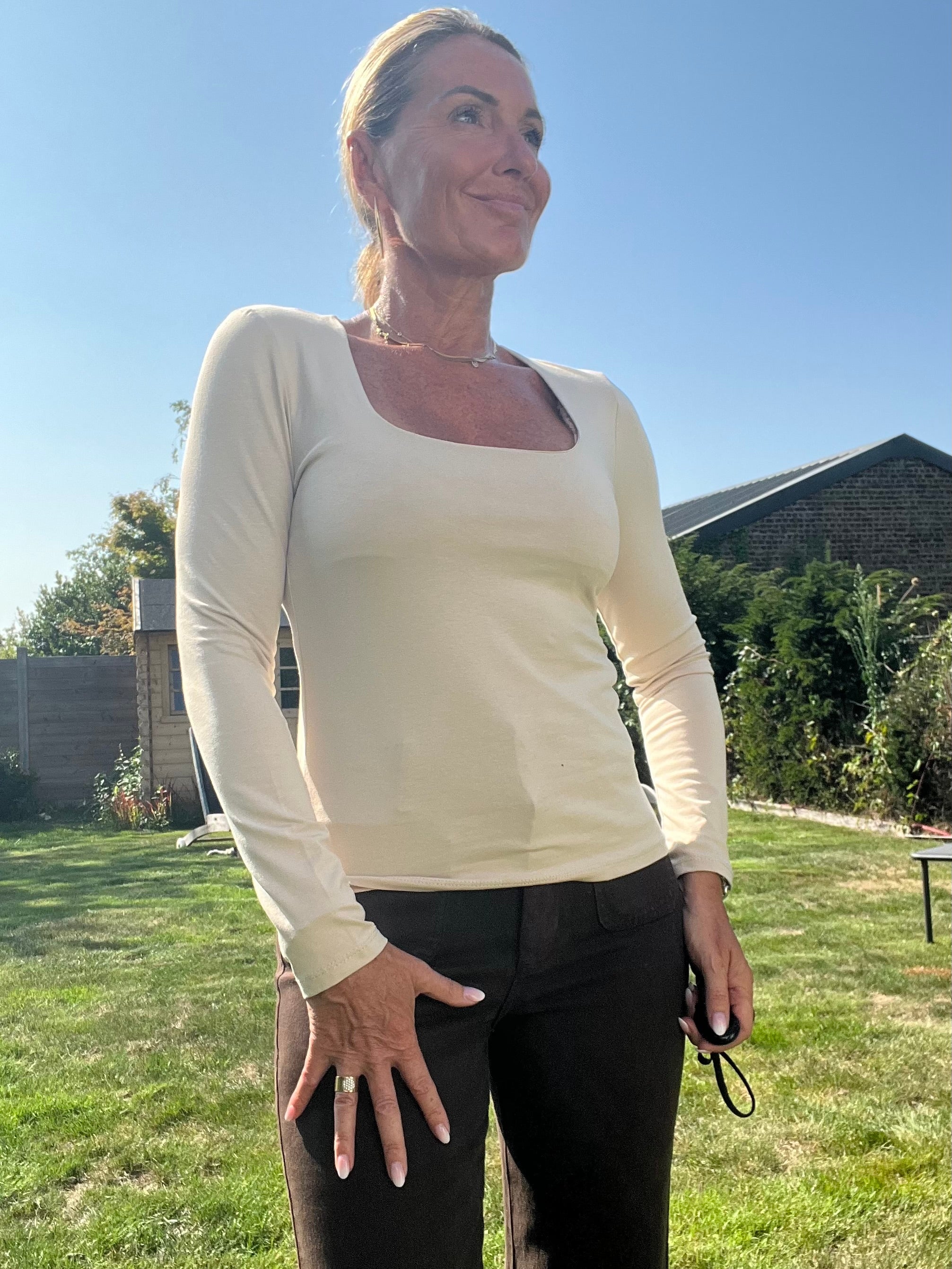 Top Fer beige