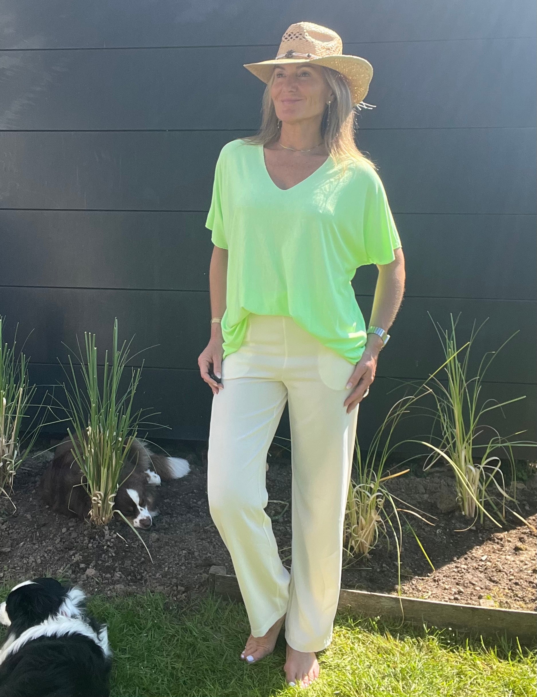 Pantalon Lisa blanc