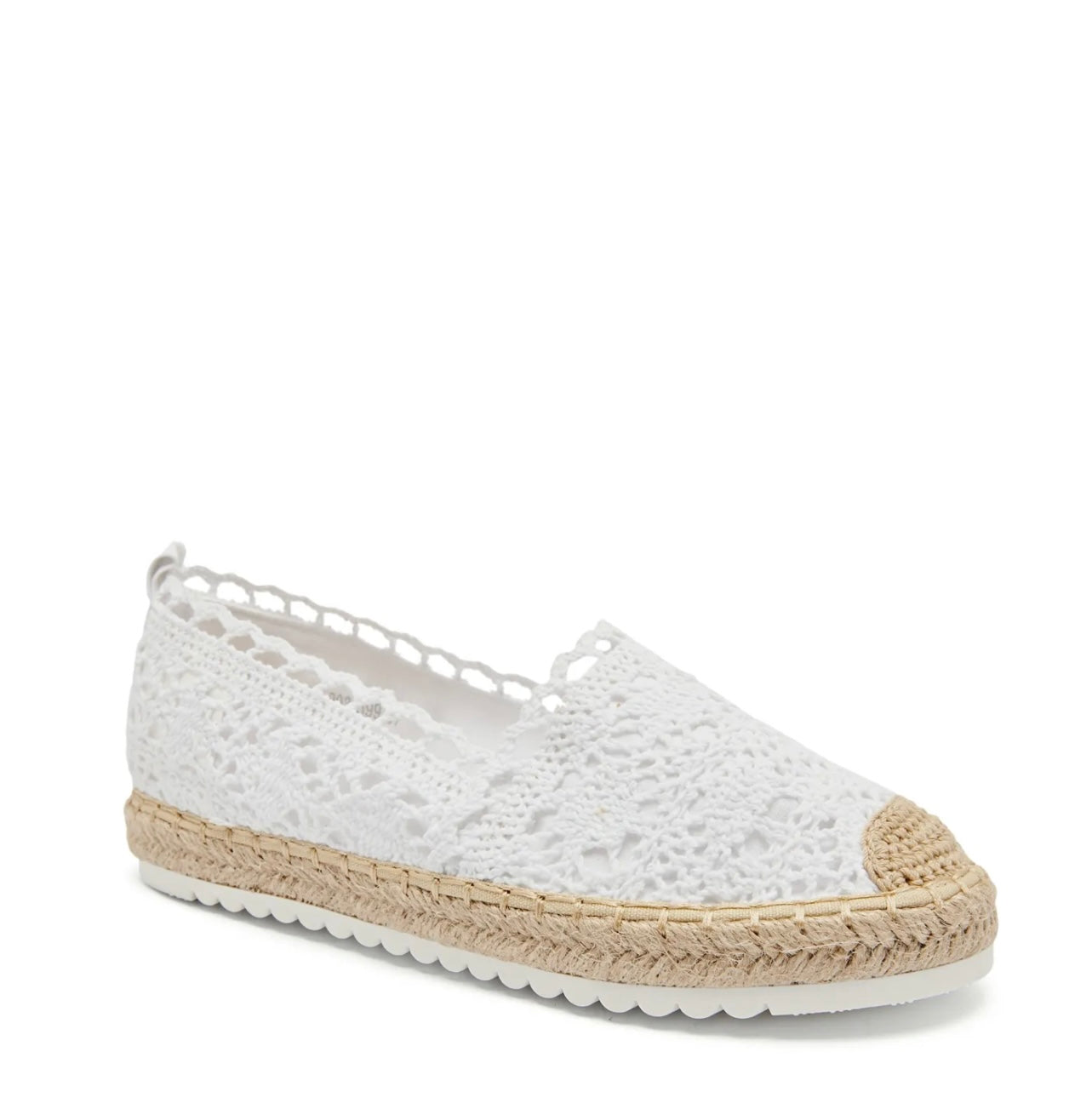 Espadrilles brodées blanches