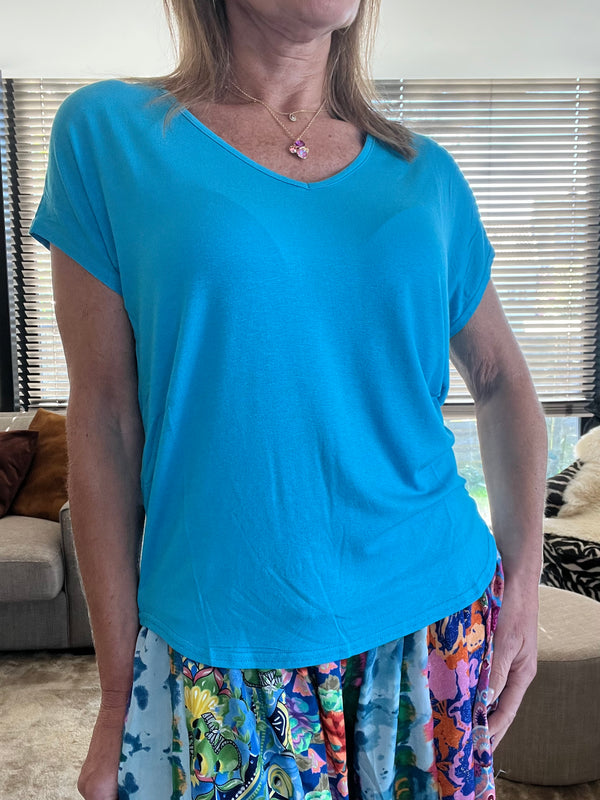 T-shirt Joyce Turquoise 🦋