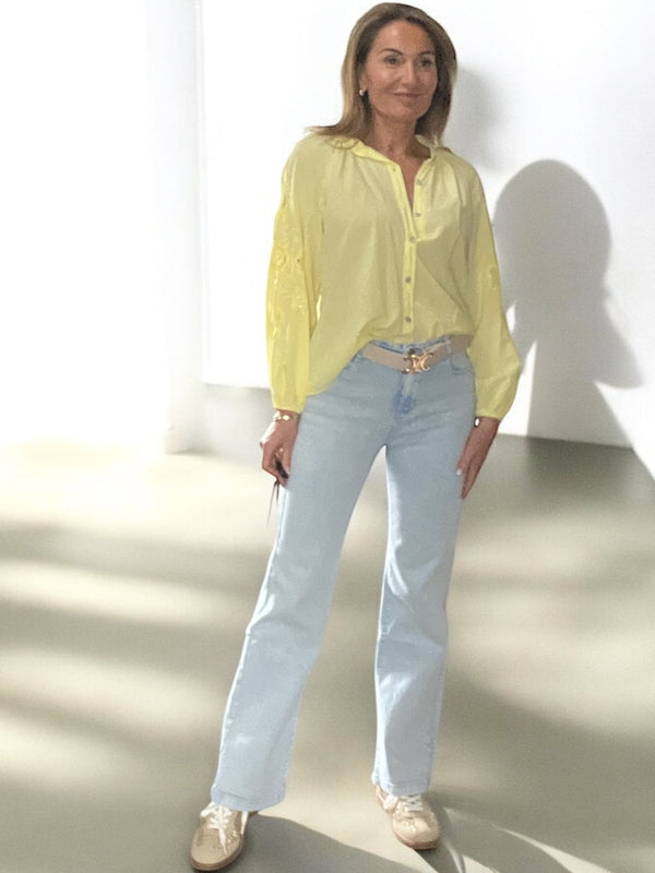 Jeans Bonbon bleu ciel🦋