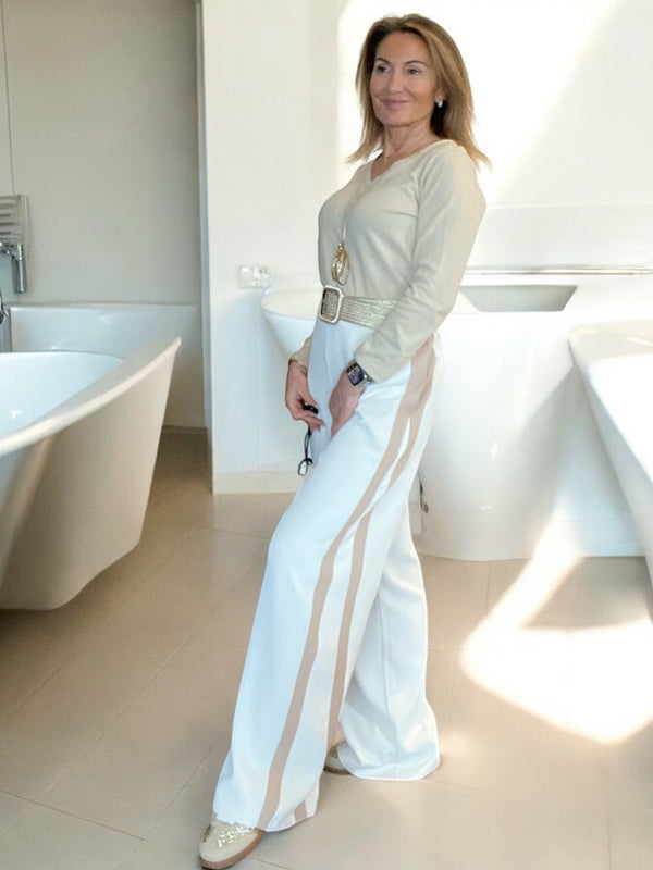 Pantalon Angie blanc