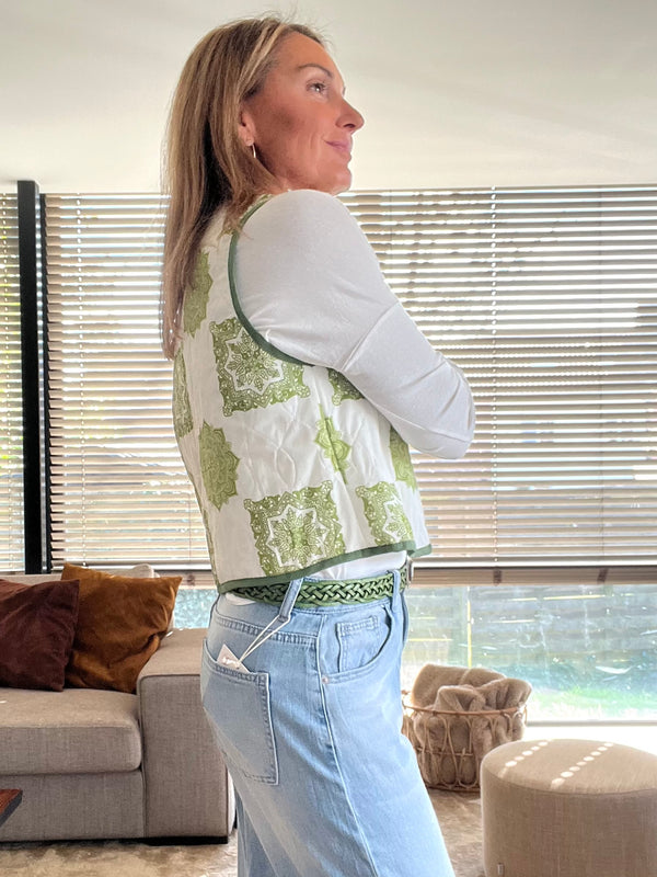 Gilet Roza vert💚
