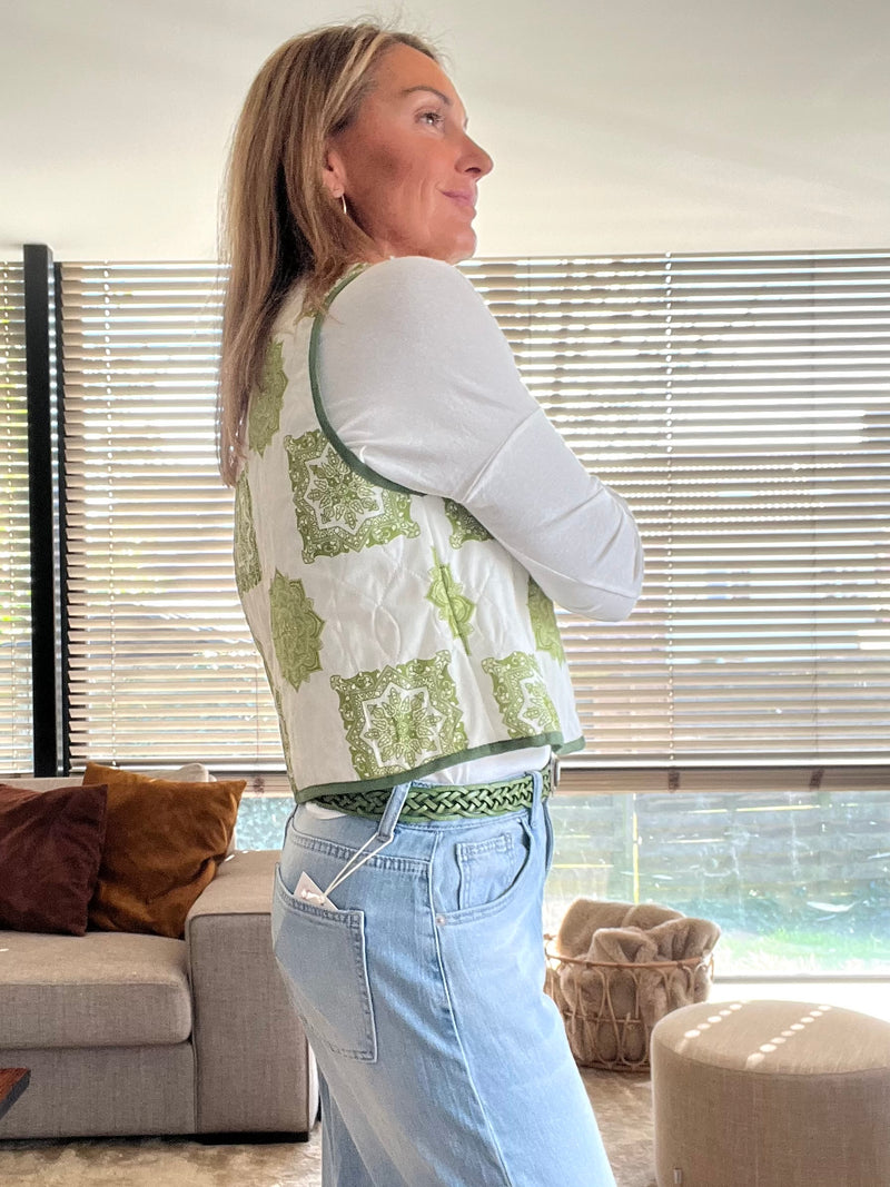 Gilet Roza vert💚