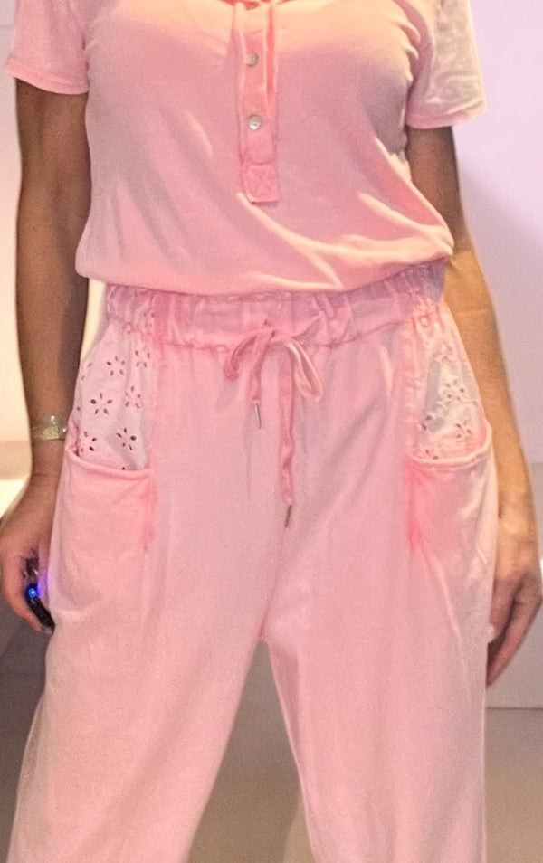 Pantalon Lagoon rose🌸