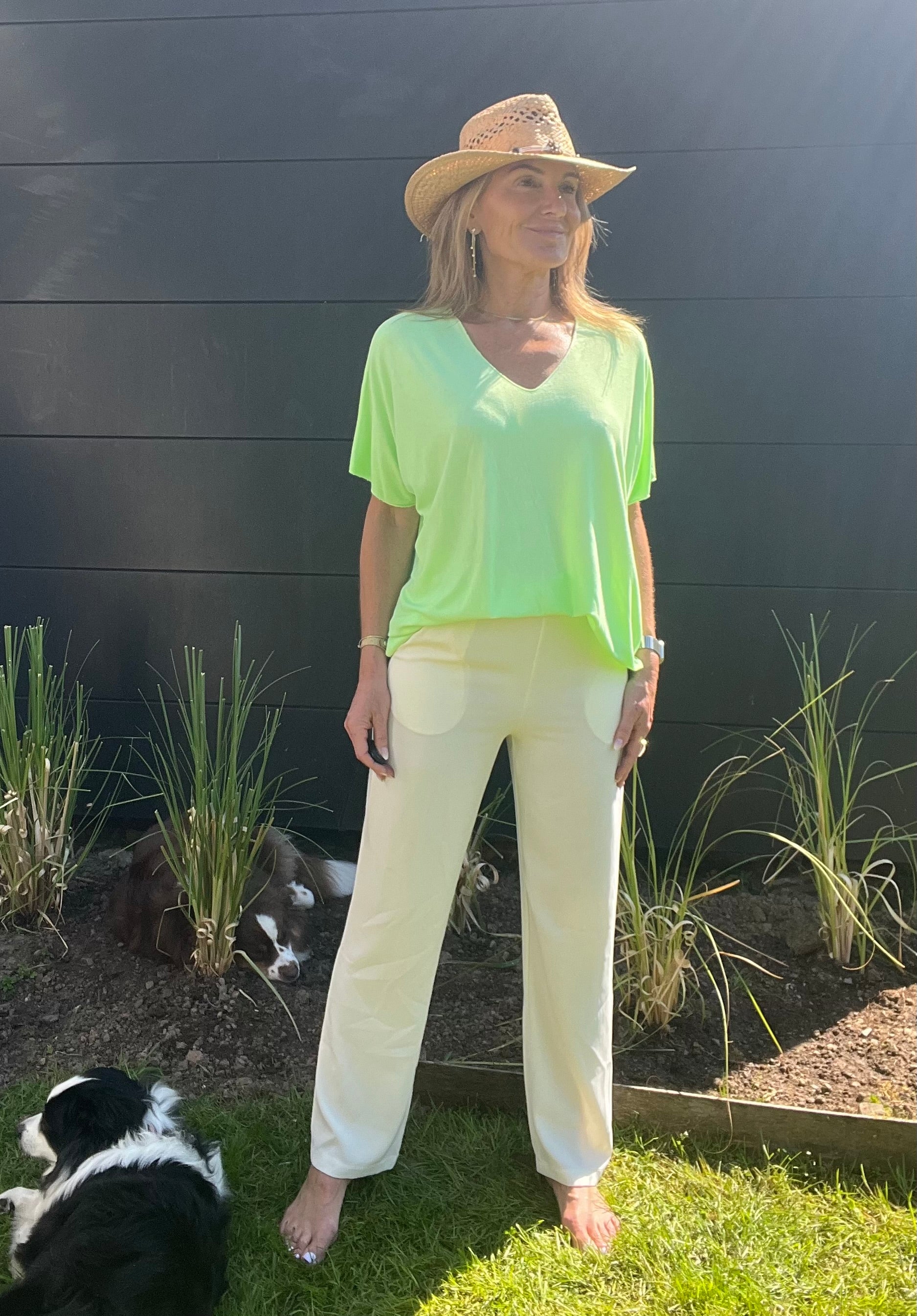Pantalon Lisa blanc