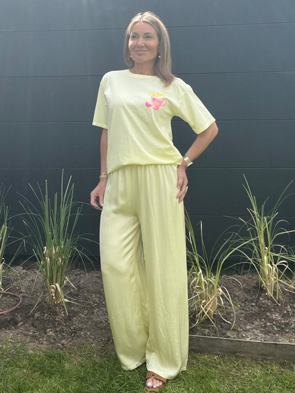 Pantalon Dora jaune