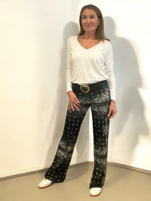 Pantalon Be Fun bandana Kaki