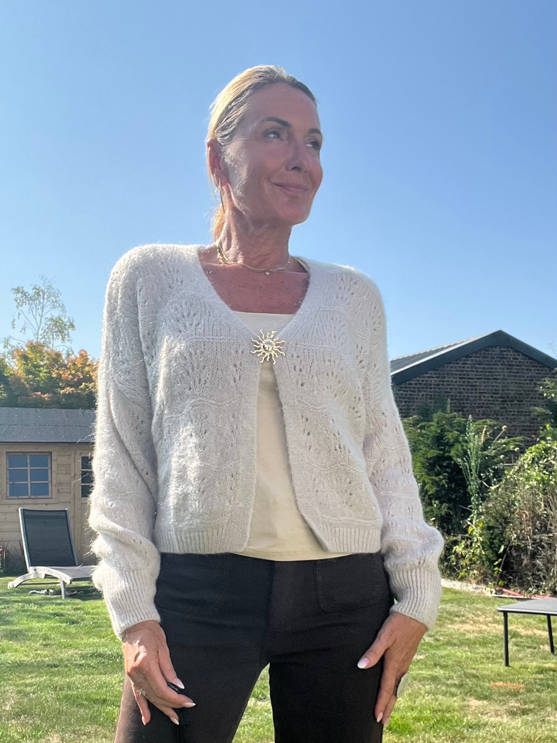 Gilet Claudia beige