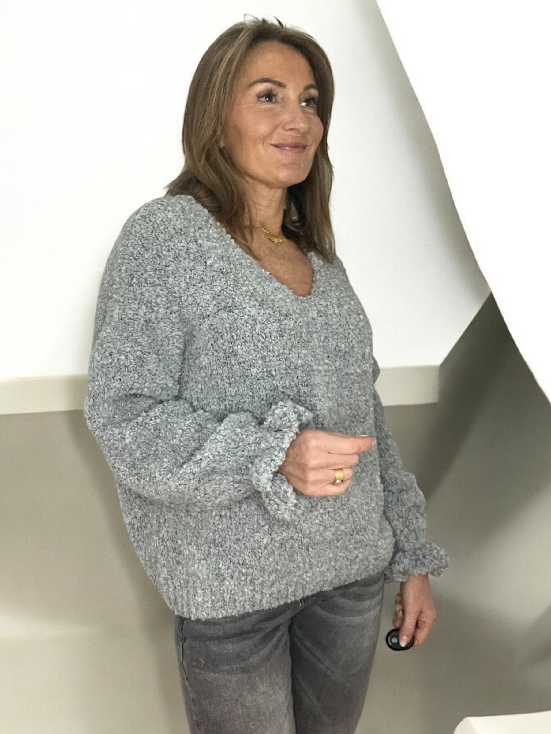 Pull Sky gris